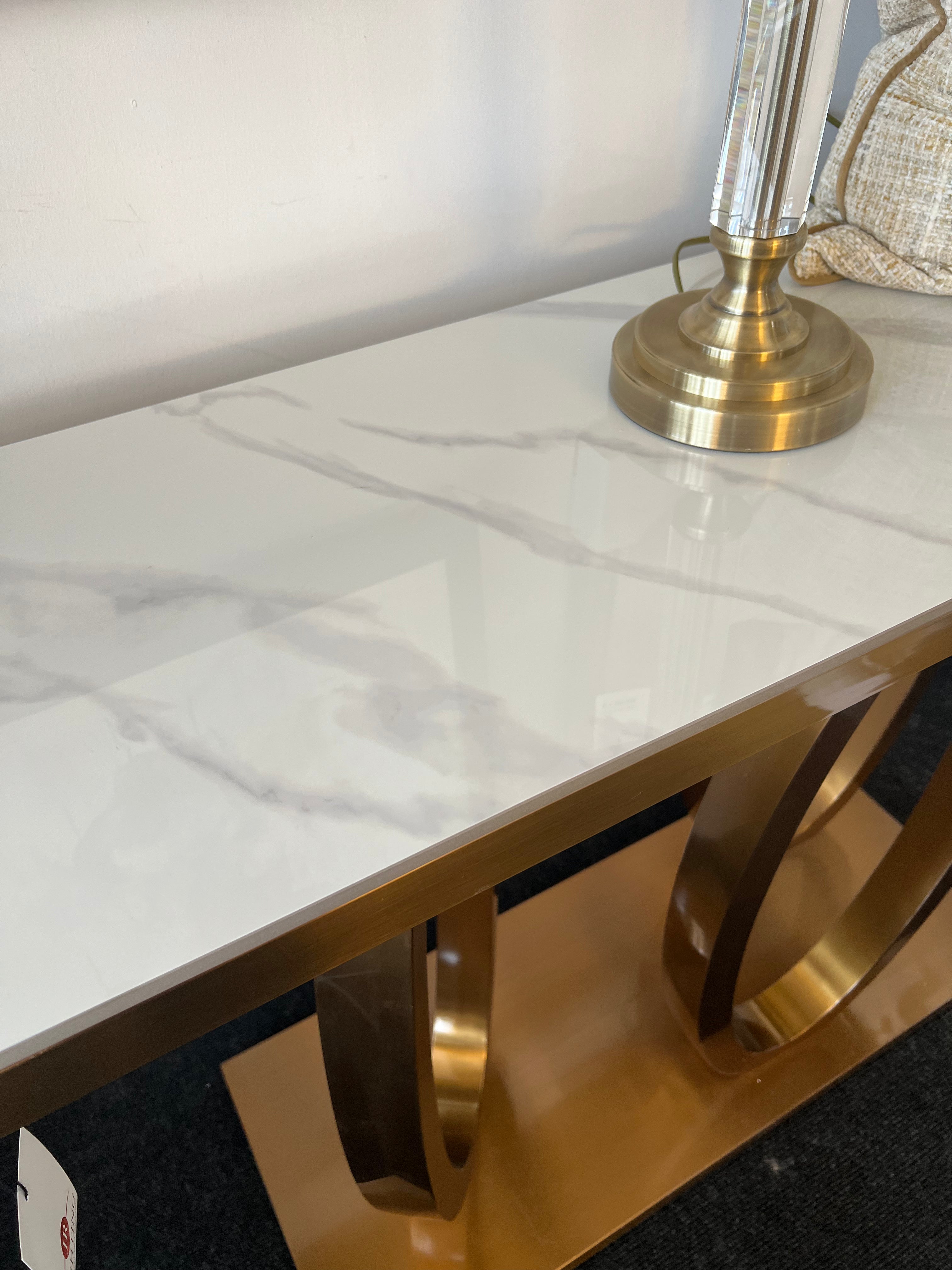 Orbital Luxe Console Side Table