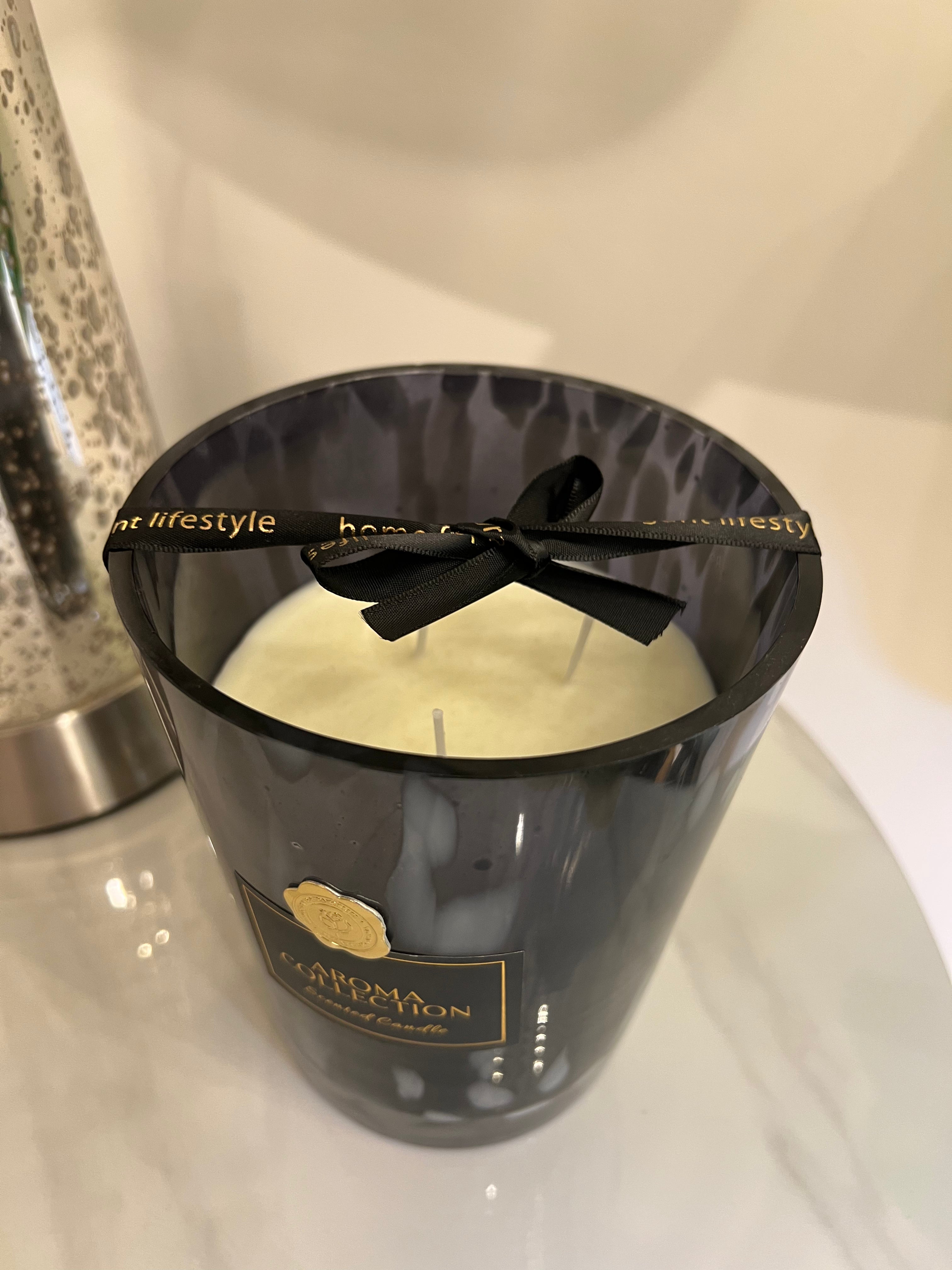 Aroma Medium Hibiscus Syriacus & Wild Peach Candle 16cm