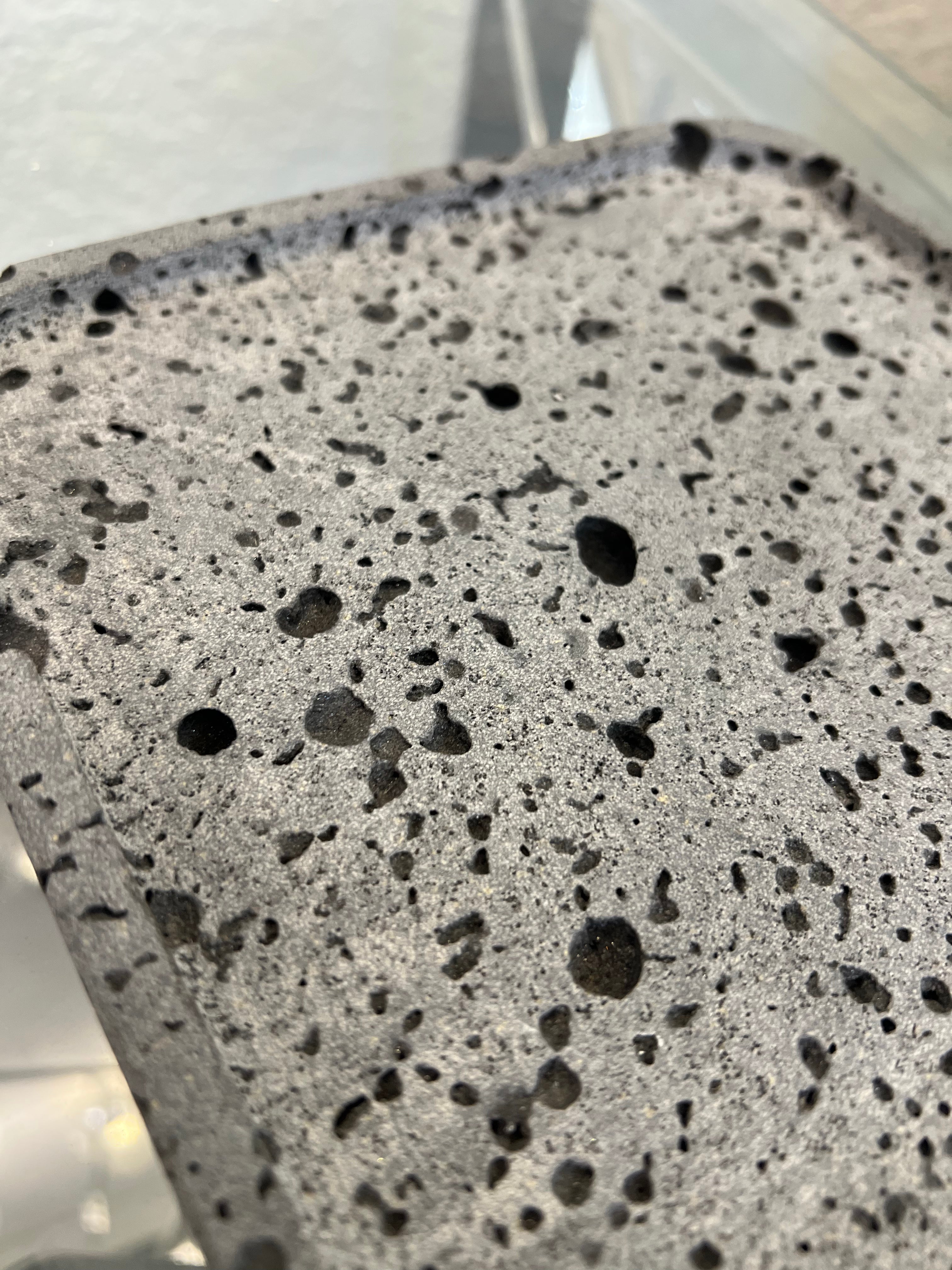 Small Marble Grey Plate 20x20