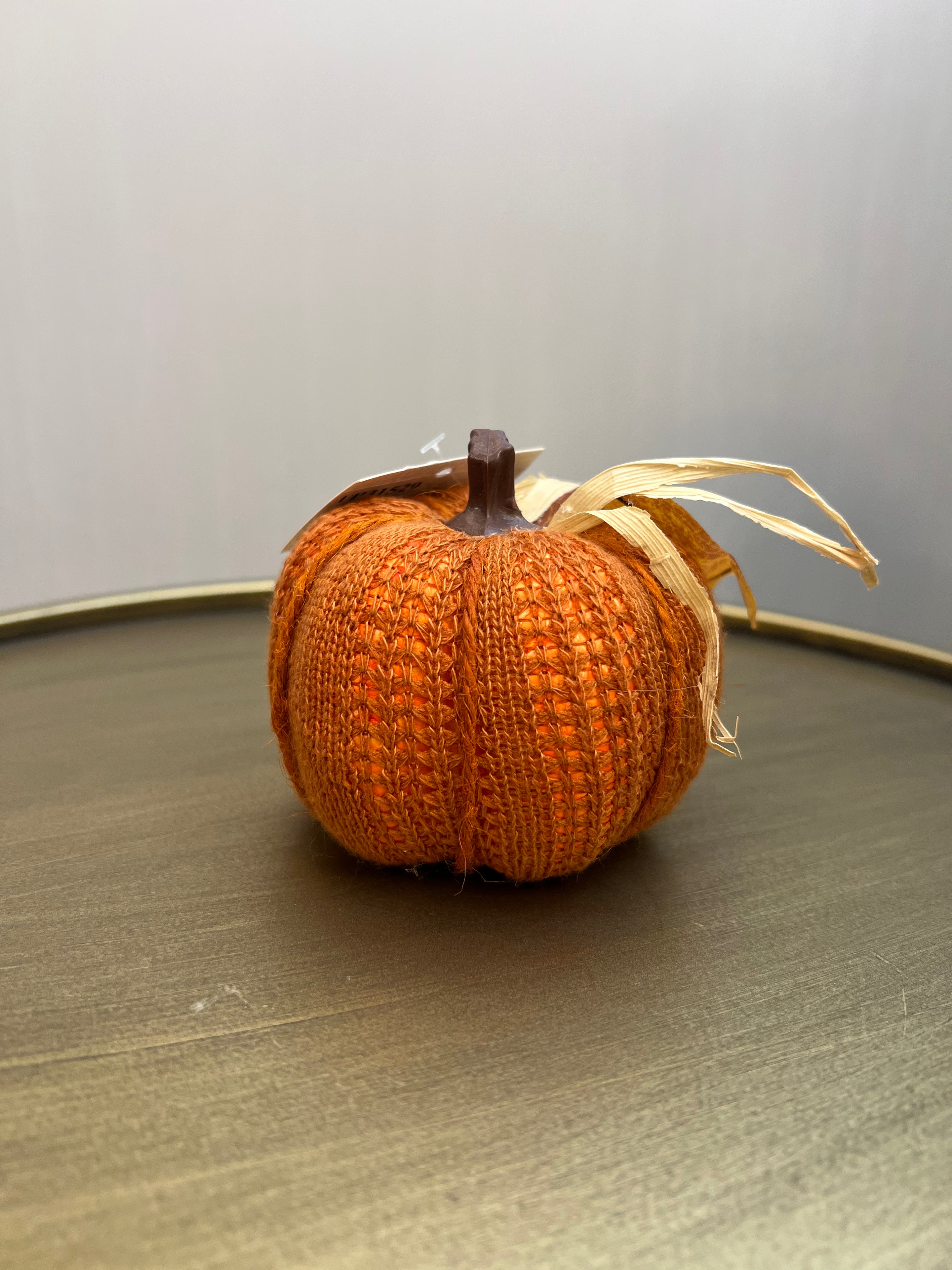 Orange Knitted Pumpkin