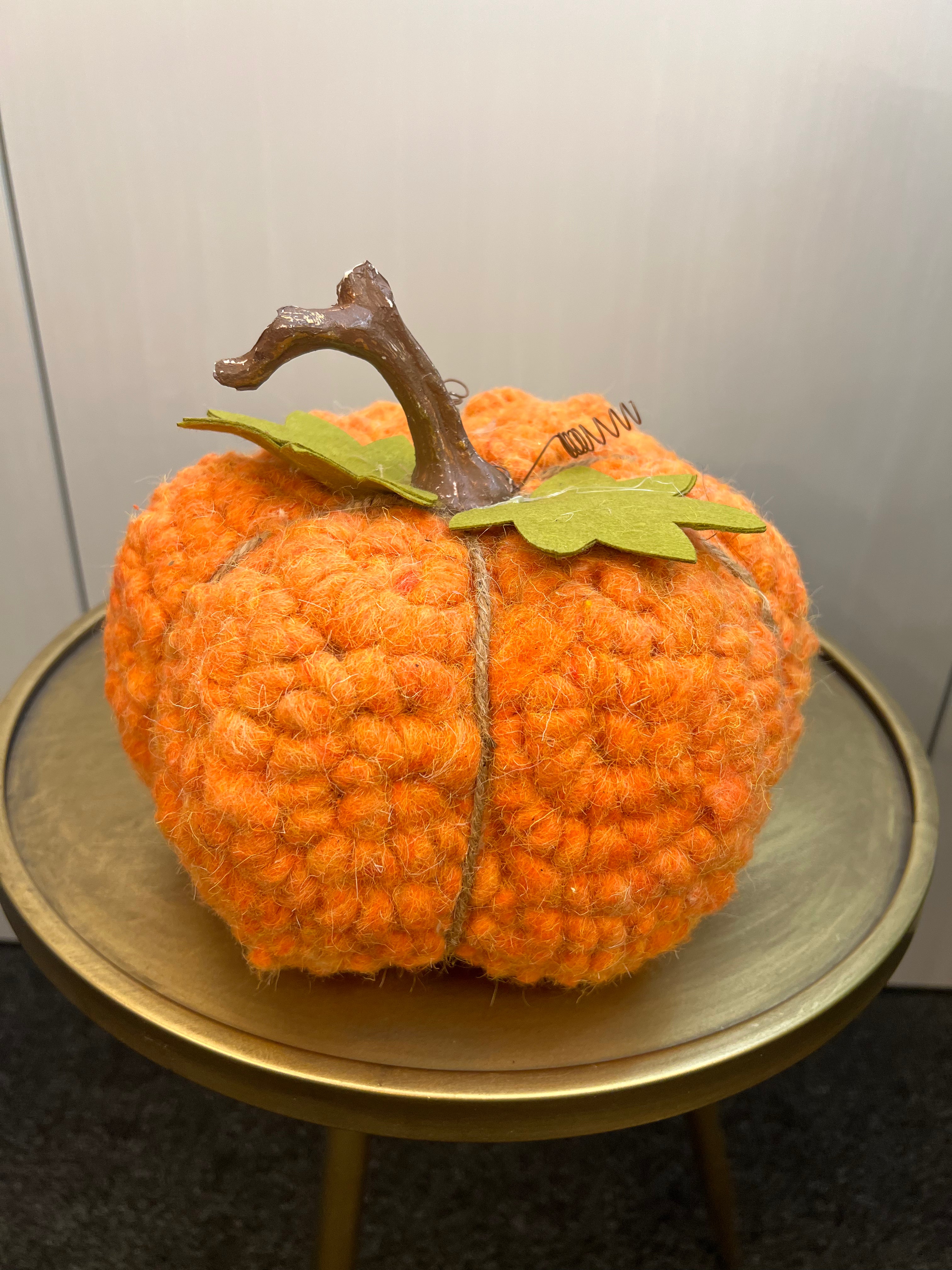 Rustic Woollen Pumpkin