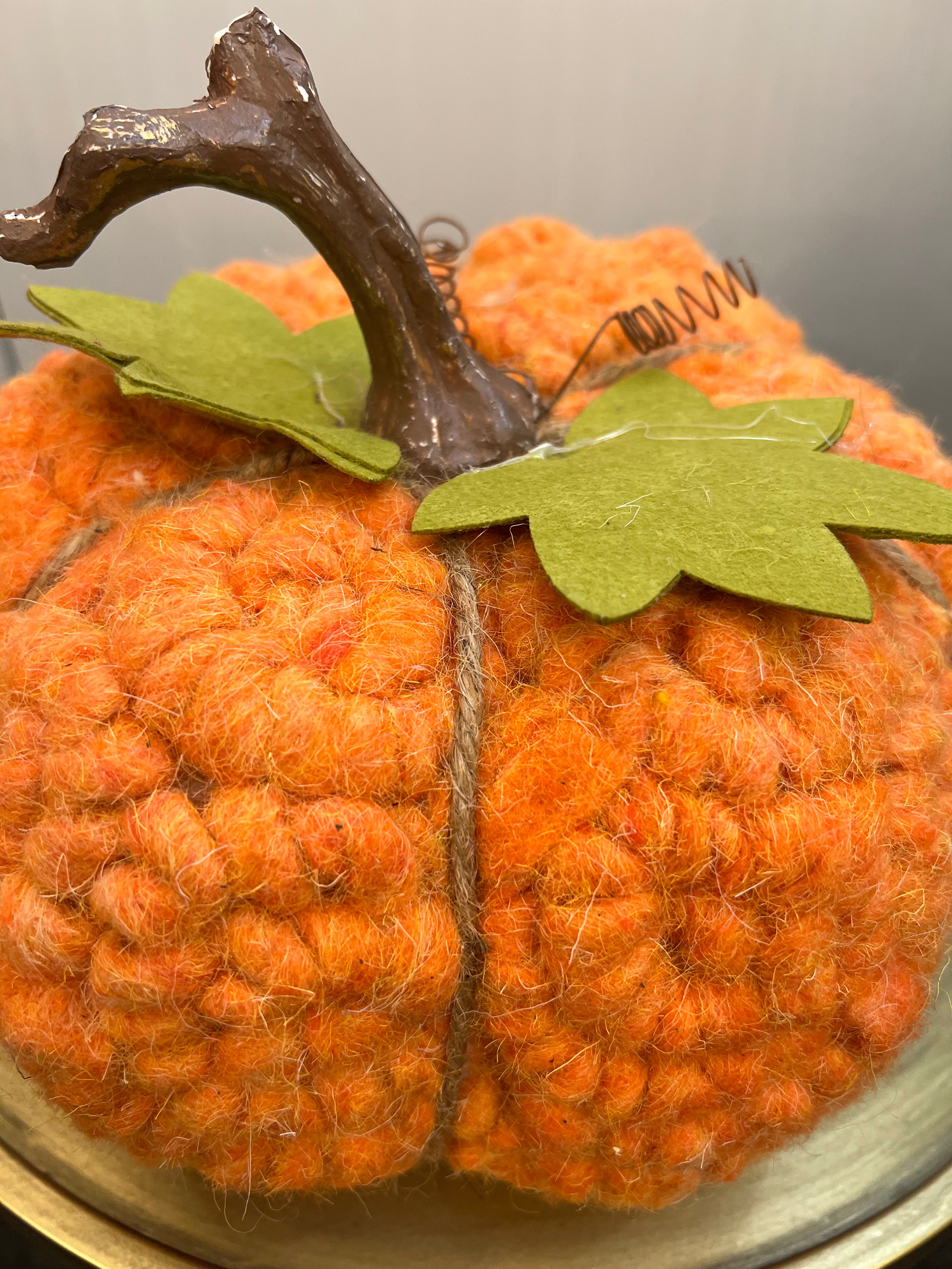 Rustic Woollen Pumpkin