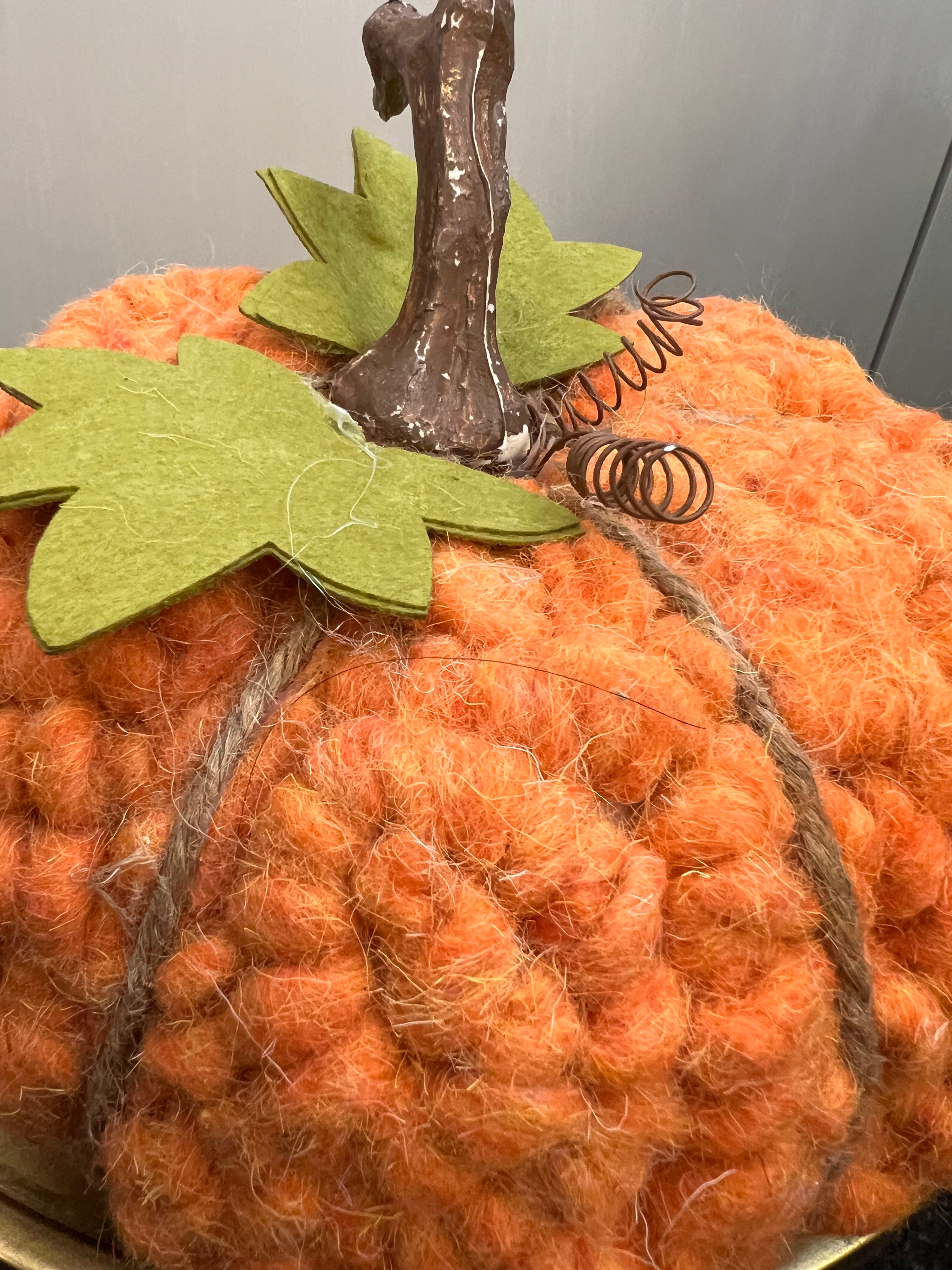 Rustic Woollen Pumpkin