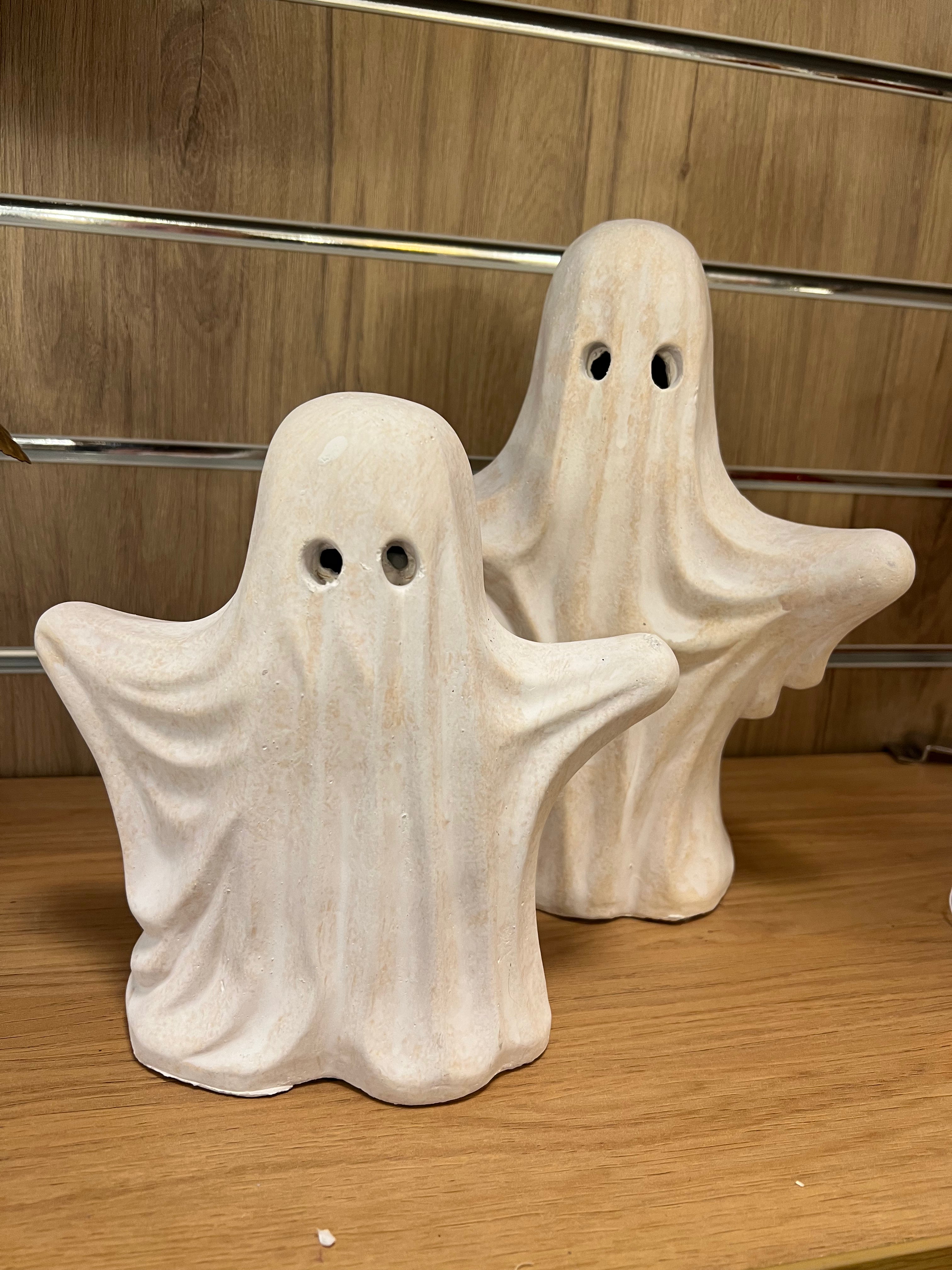 Small Cement Ghost Sculpture