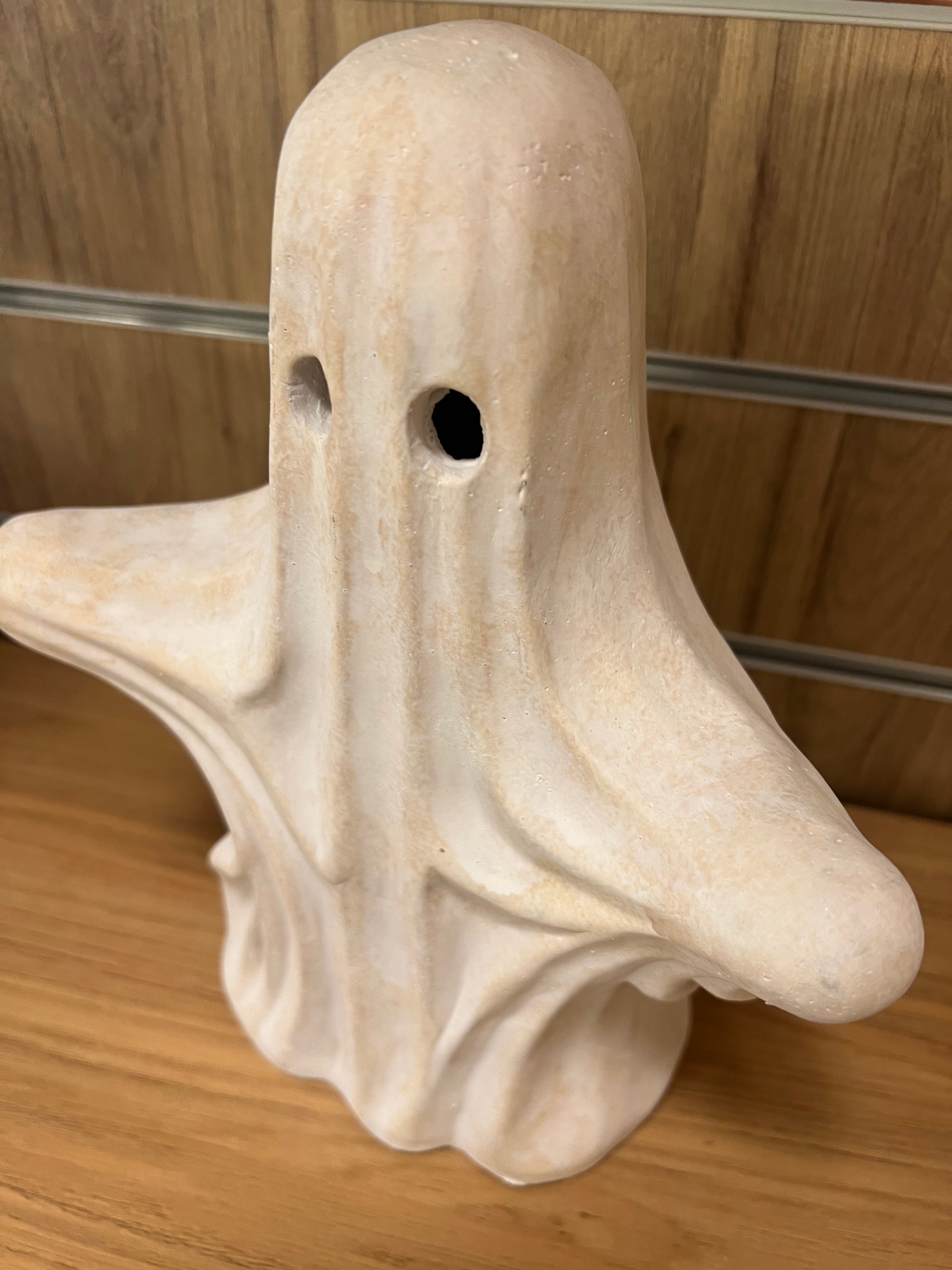 Large Cement Ghost Sculpture