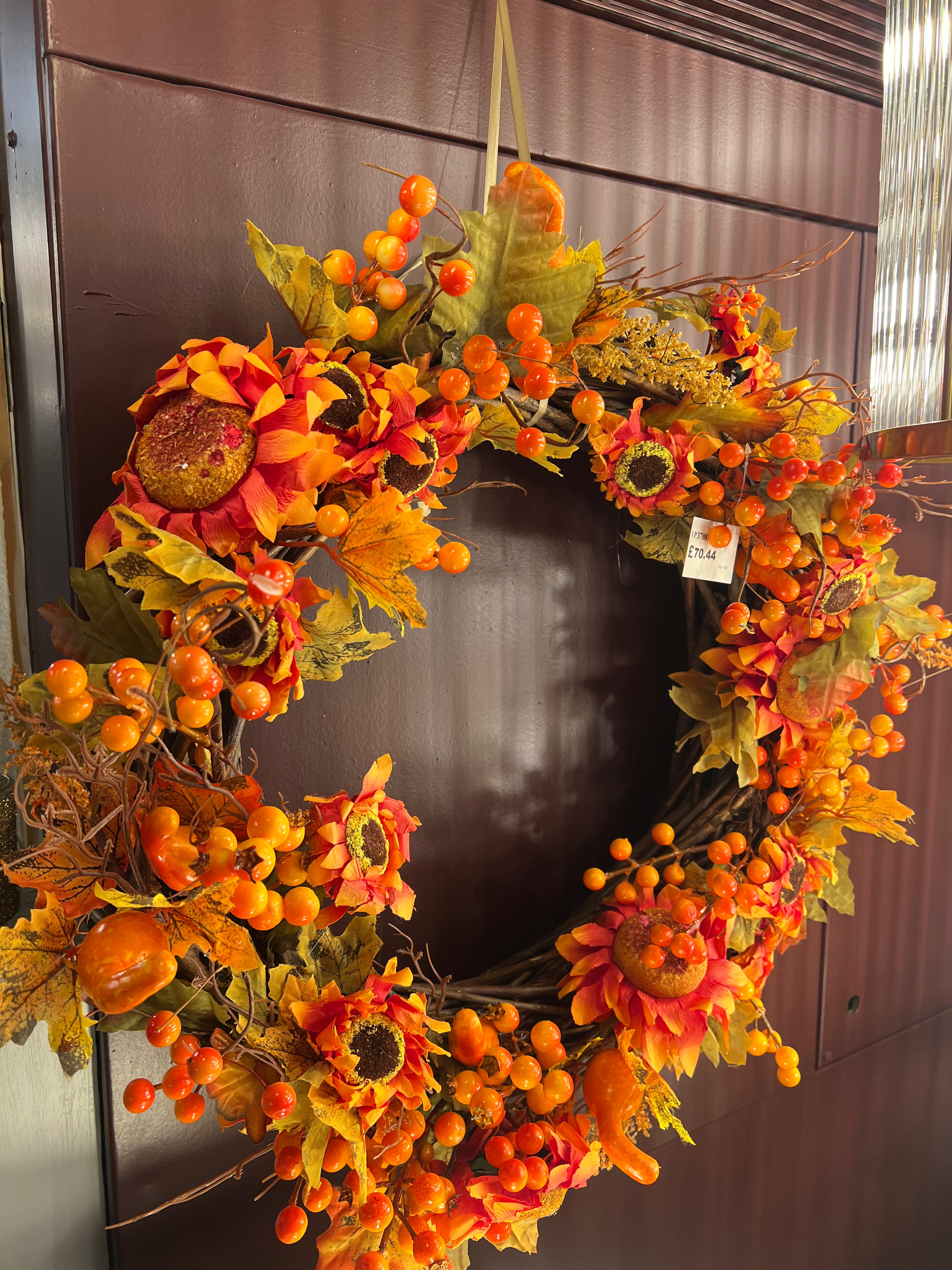 Sunflower Harvest Wreath