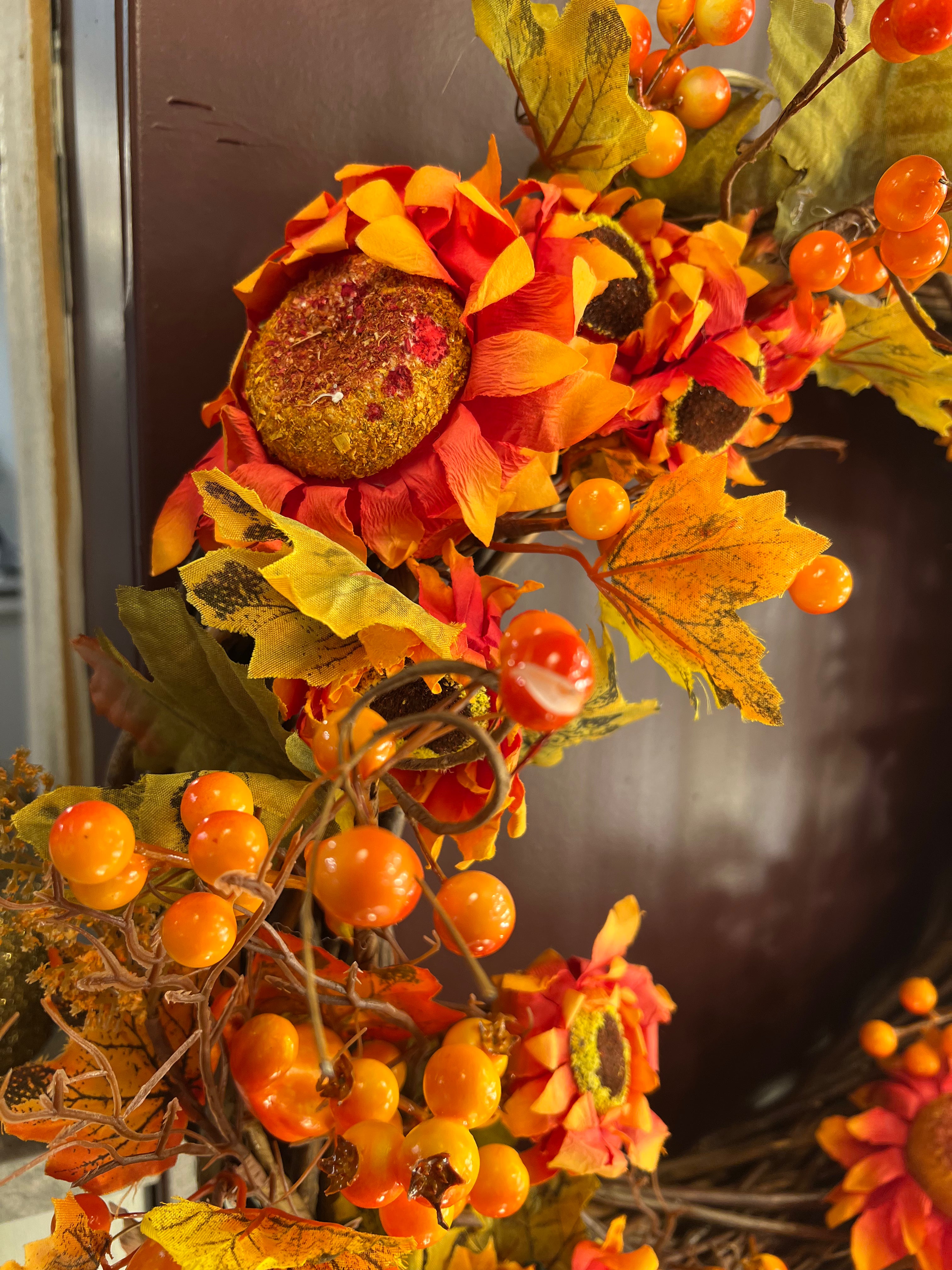 Sunflower Harvest Wreath