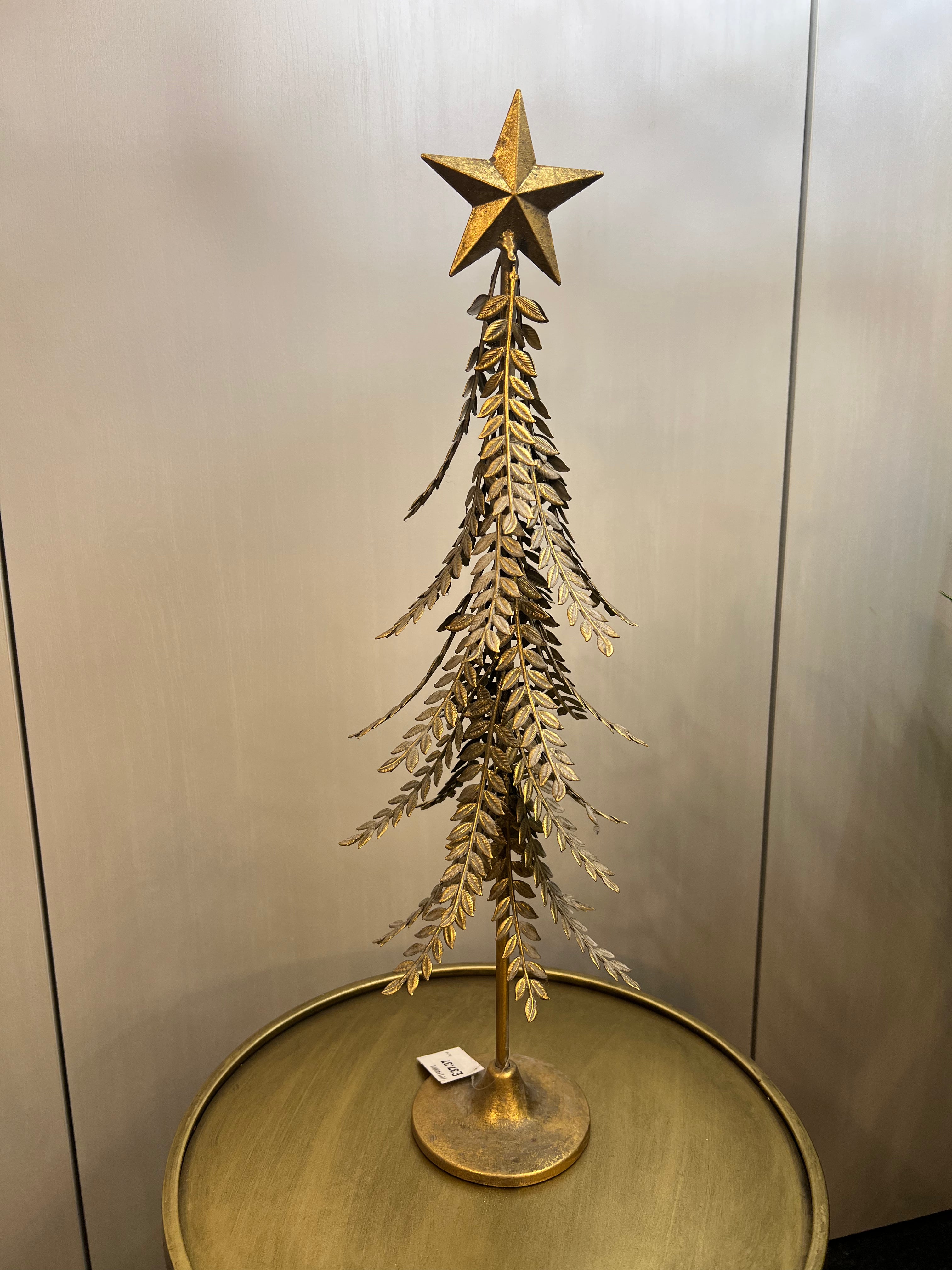 Tall Gold Tree with Star