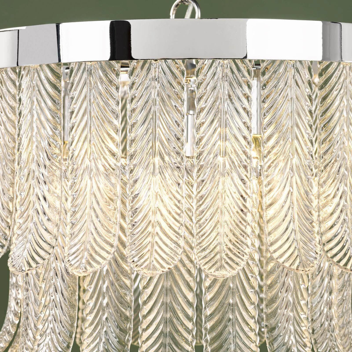 Irisen 6 Light Polished Nickel Pendant