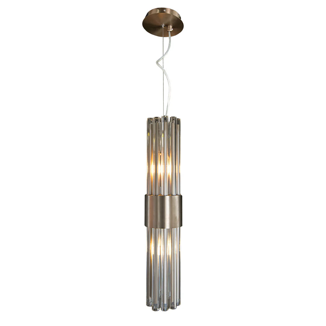 Colmar Single Antique Brass Pendant