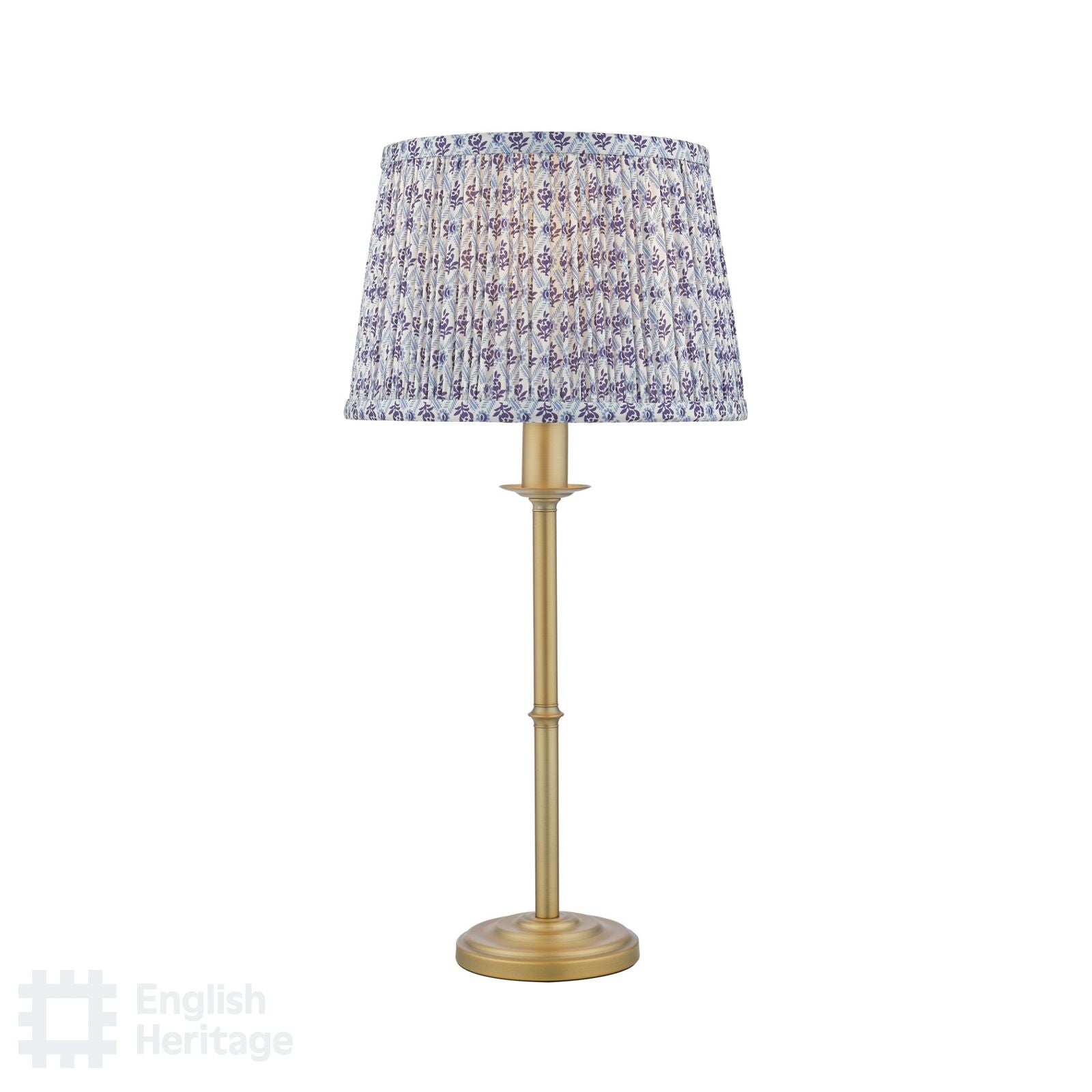 St John Blue 25cm Cotton Empire Shade