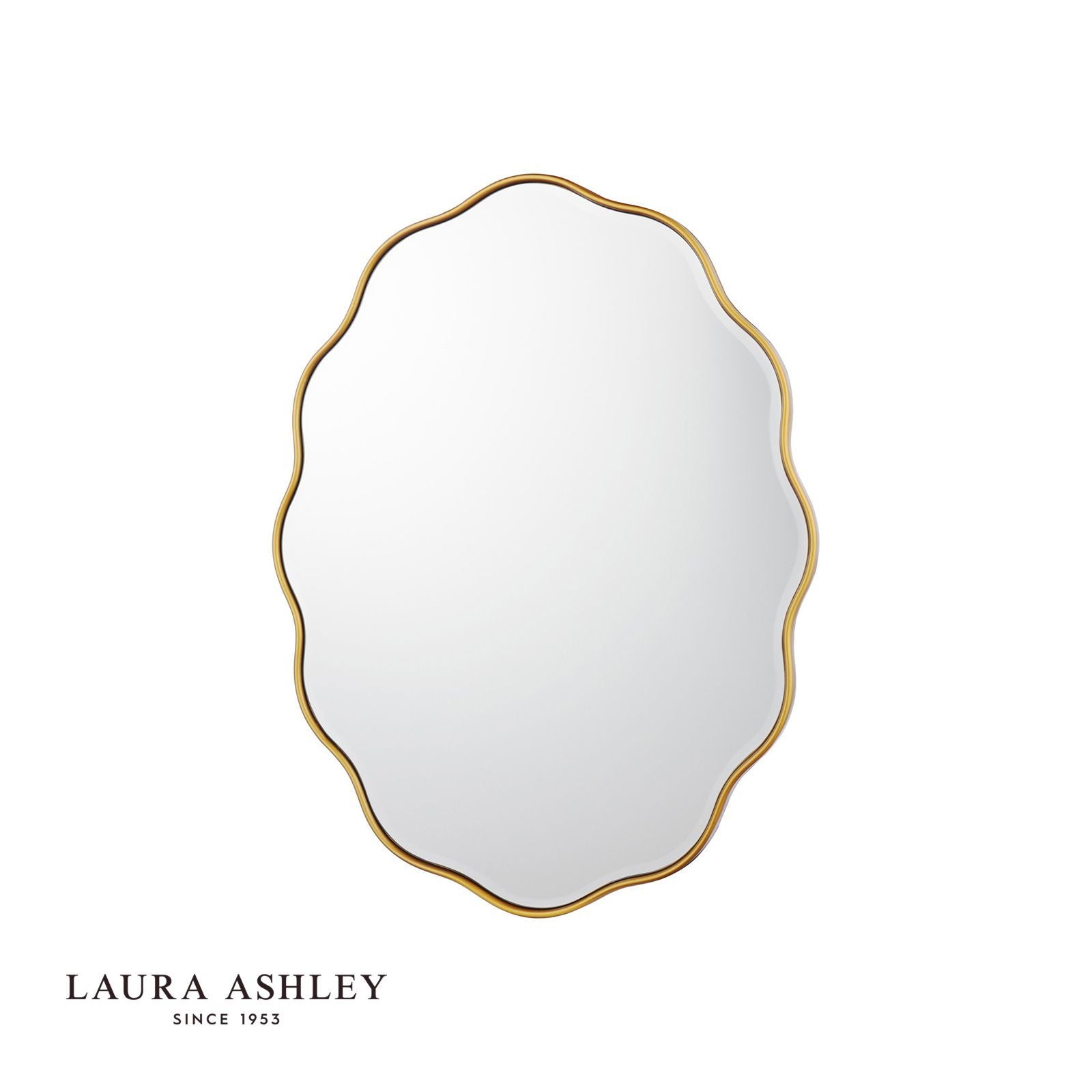 Laura Ashley Medora Mirror Matt Gold 71 x 55cm