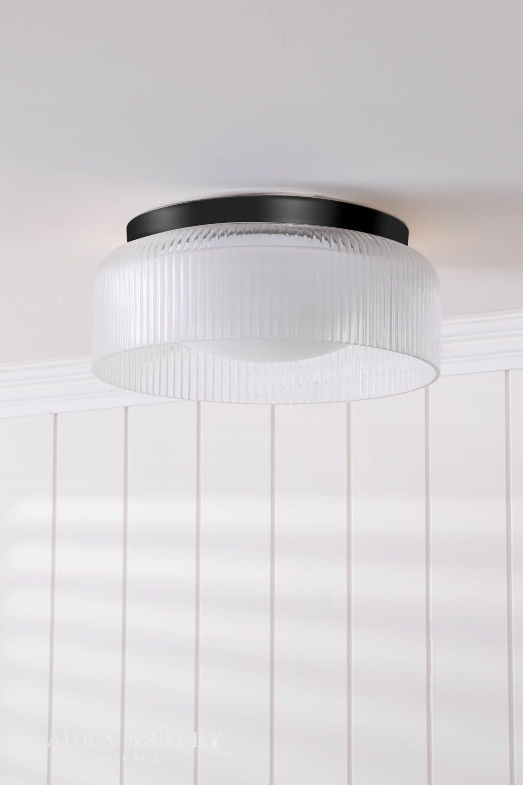 Clarissa Matt Black Flush Fitting IP44