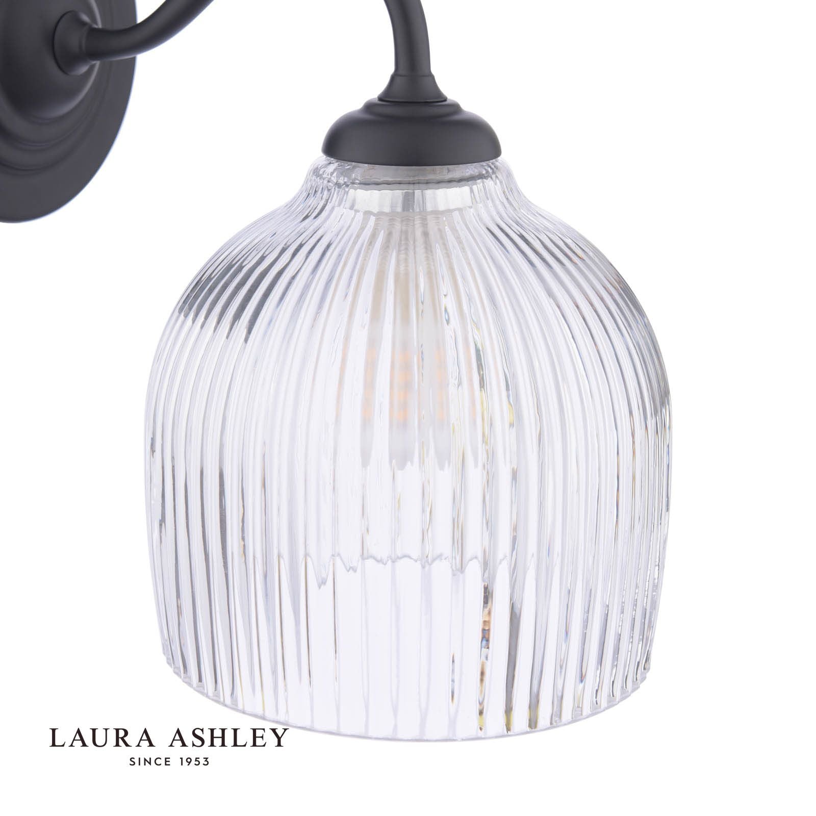 Charissa Matt Black Wall Light IP44