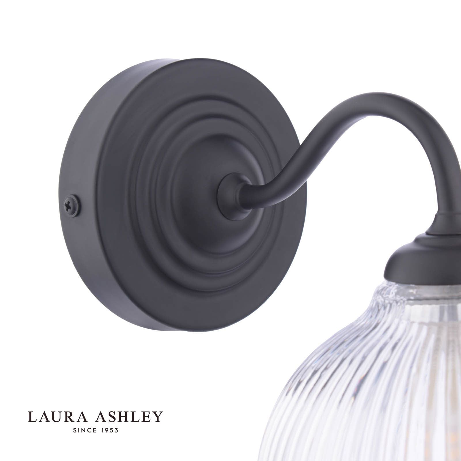 Charissa Matt Black Wall Light IP44