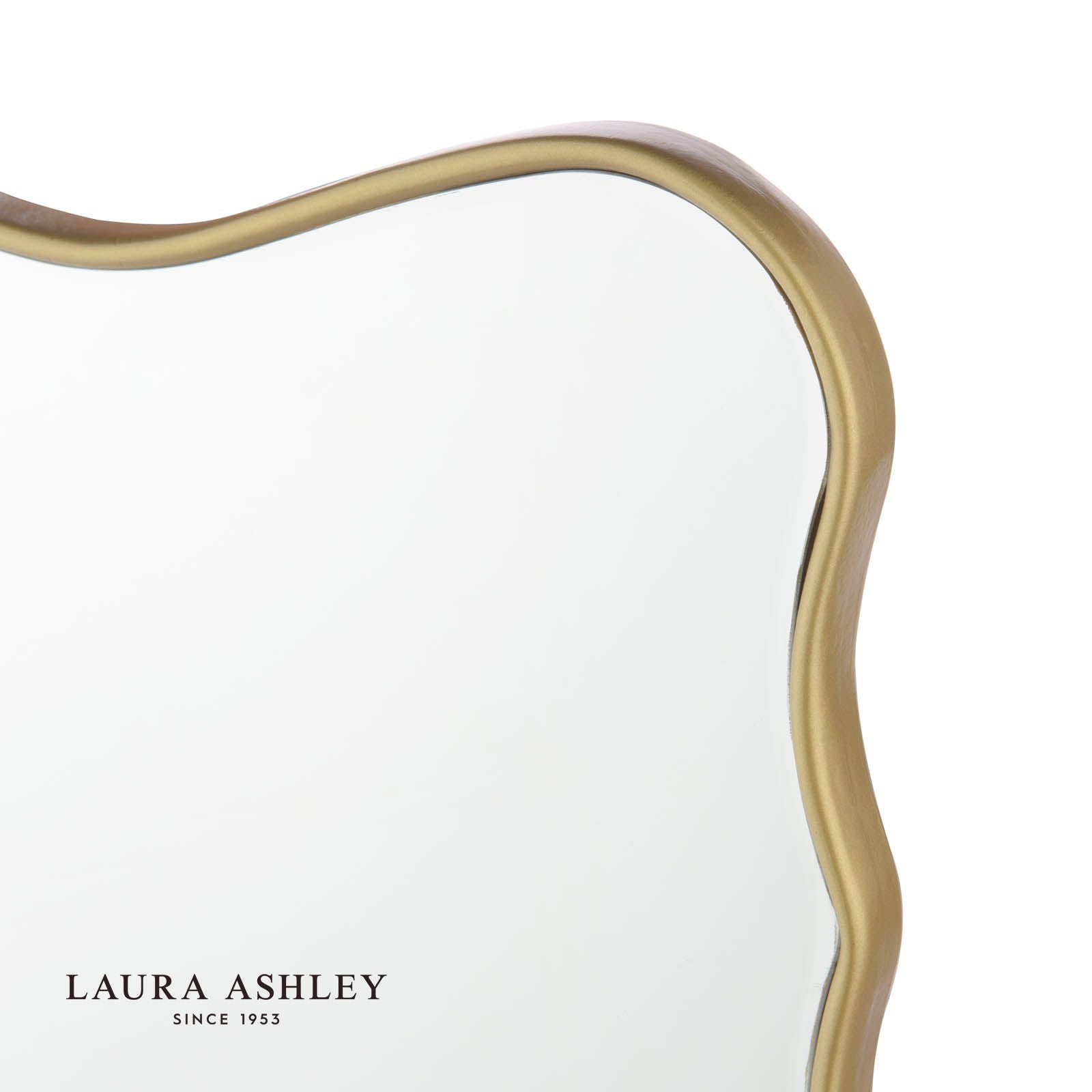Laura Ashley Medora Mirror in Matt Gold