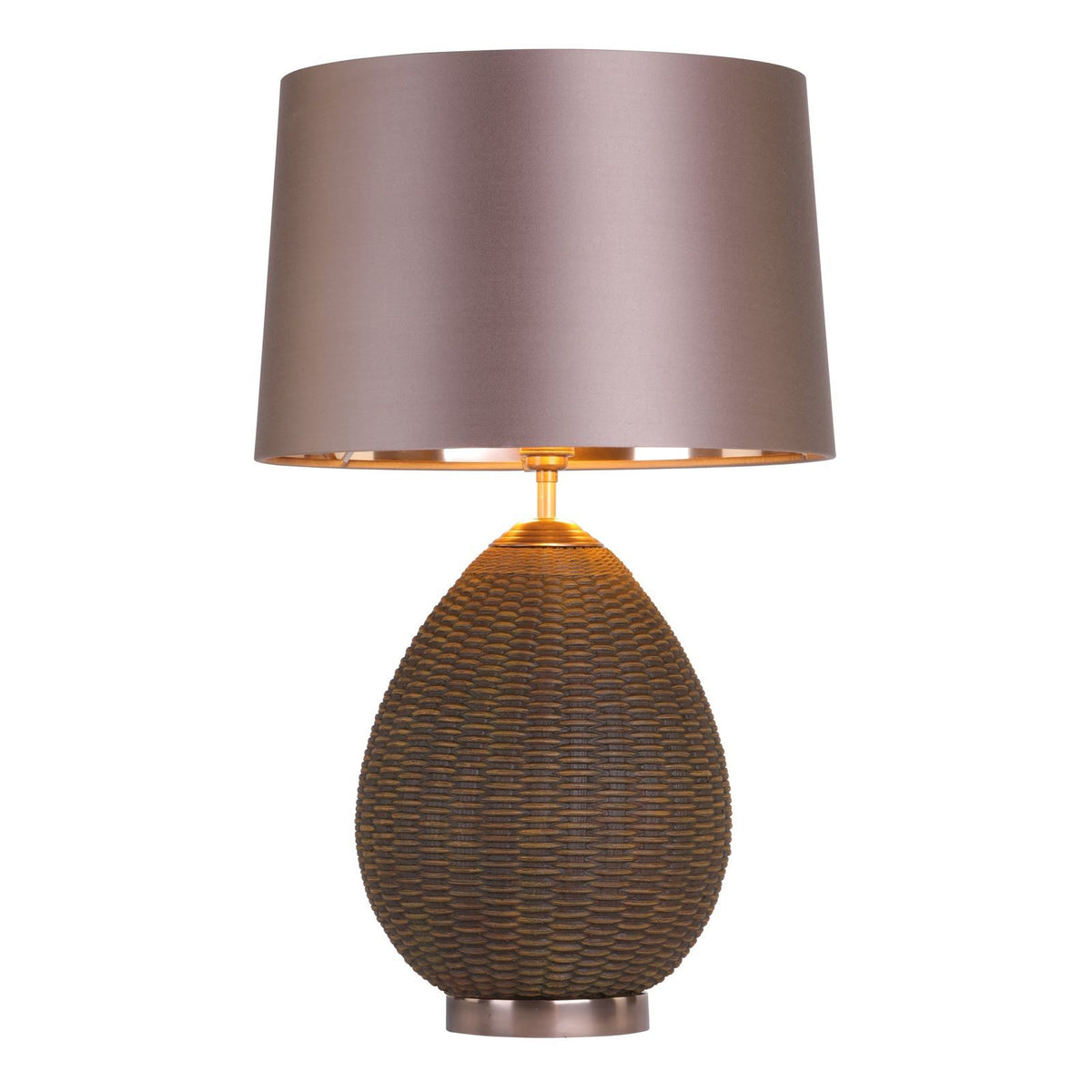 Lombok Rattan Table Lamp Base Only