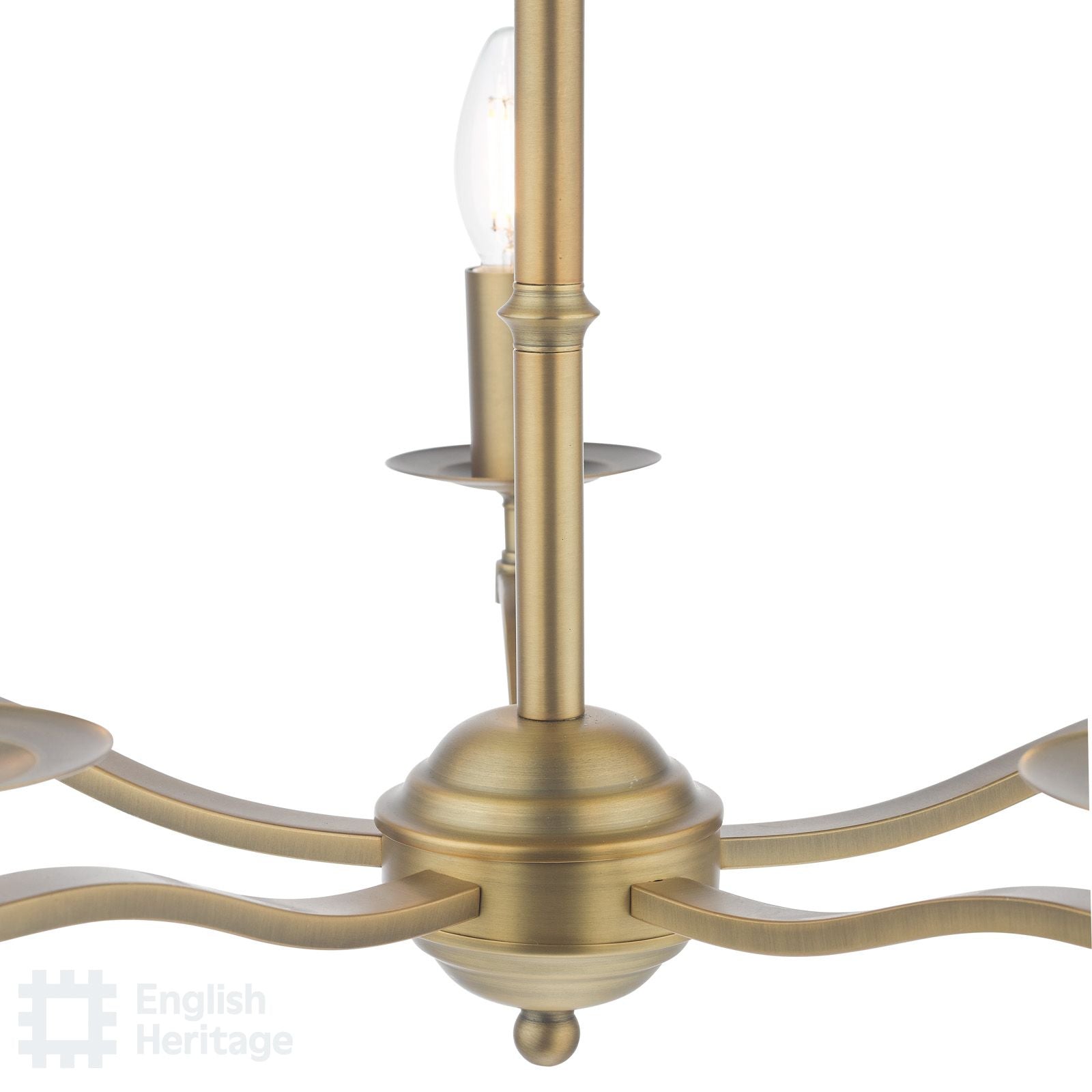 Marble Hill Aged Brass 5 Light Pendant