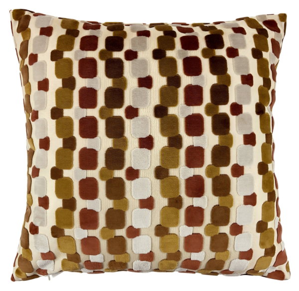 Malini Large Memphis Cognac Cushion