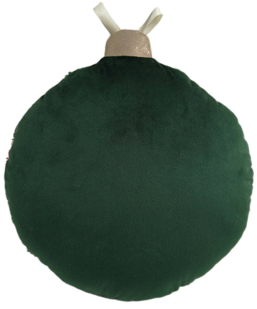 Paul Moneypenny Round Festiveball Cushion