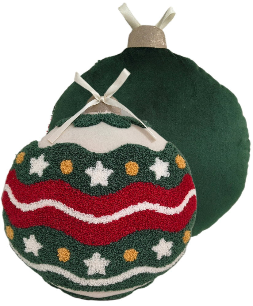Paul Moneypenny Round Festiveball Cushion