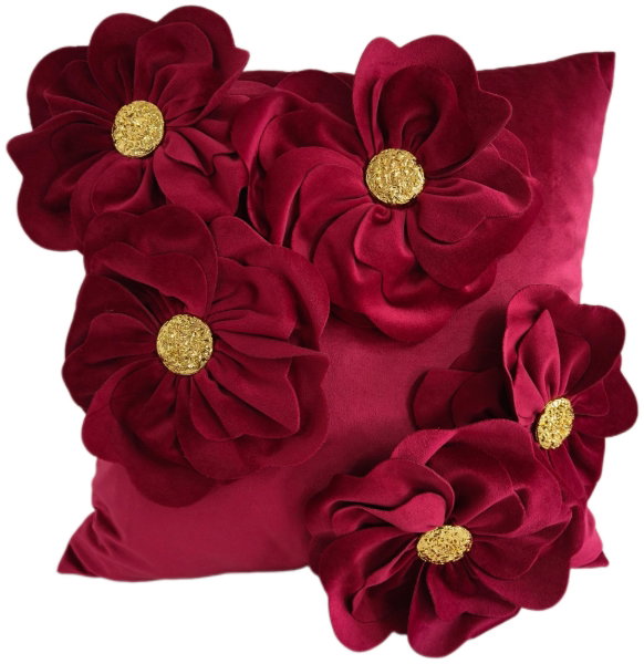 Paul Moneypenny Fuschia Blooming Wonderful Cushion