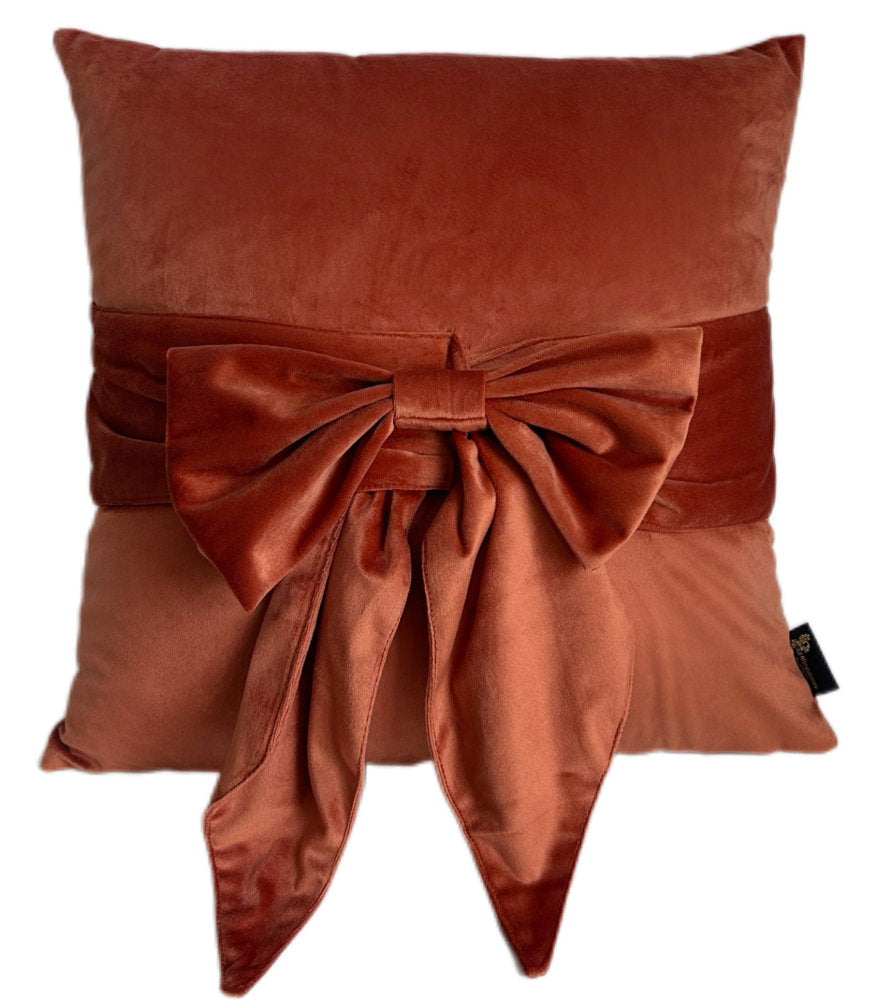 Paul Moneypenny Tiedup Orange Cushion