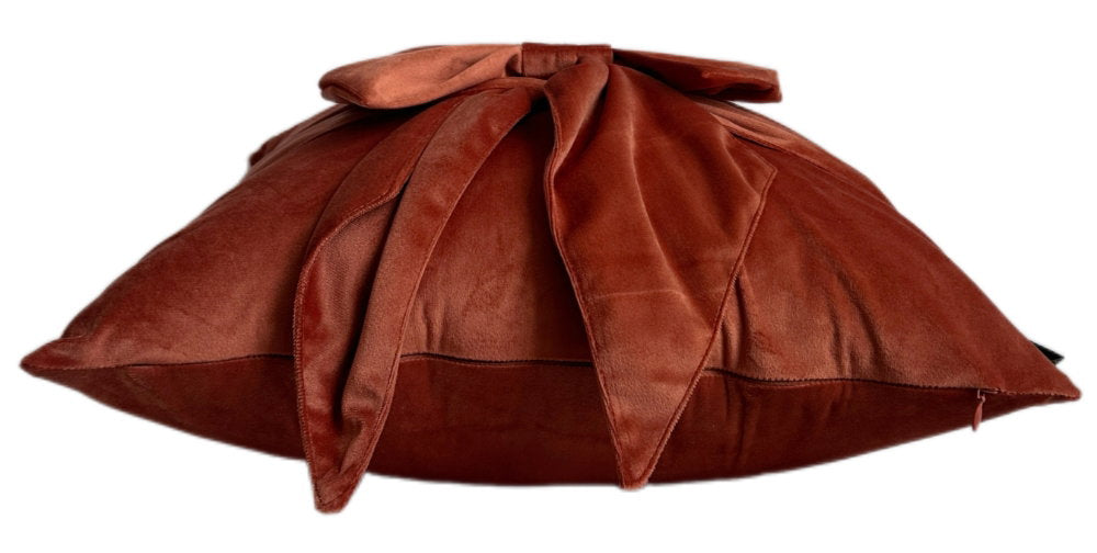 Paul Moneypenny Tiedup Orange Cushion