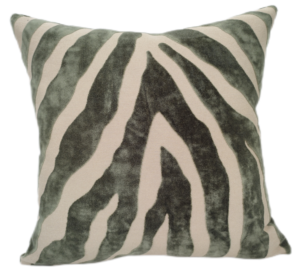 Paul Moneypenny Zebedeedodh Sage Cushion