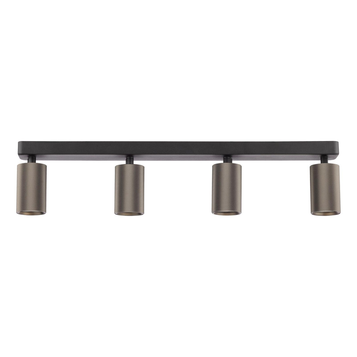 Yamis 4 Light Bar Spotlight Knurled Bronze and Matt Black