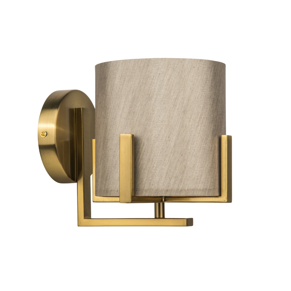 Hadden Satin Brass Wall Light
