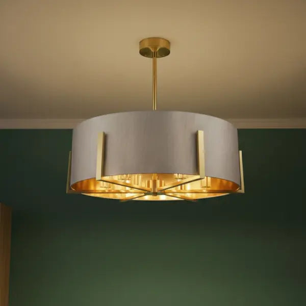 Hadden 6 Light Satin Brass Pendant
