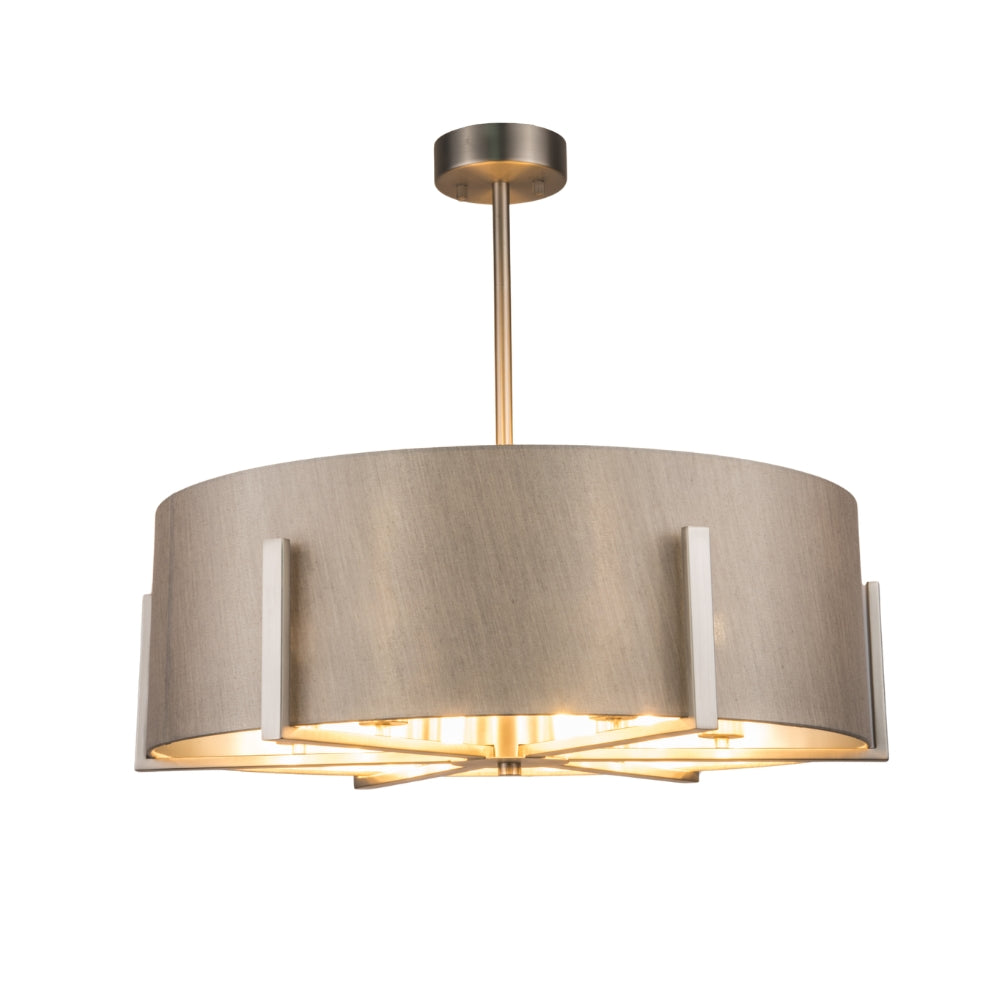 Hadden 6 Light Satin Chrome Pendant