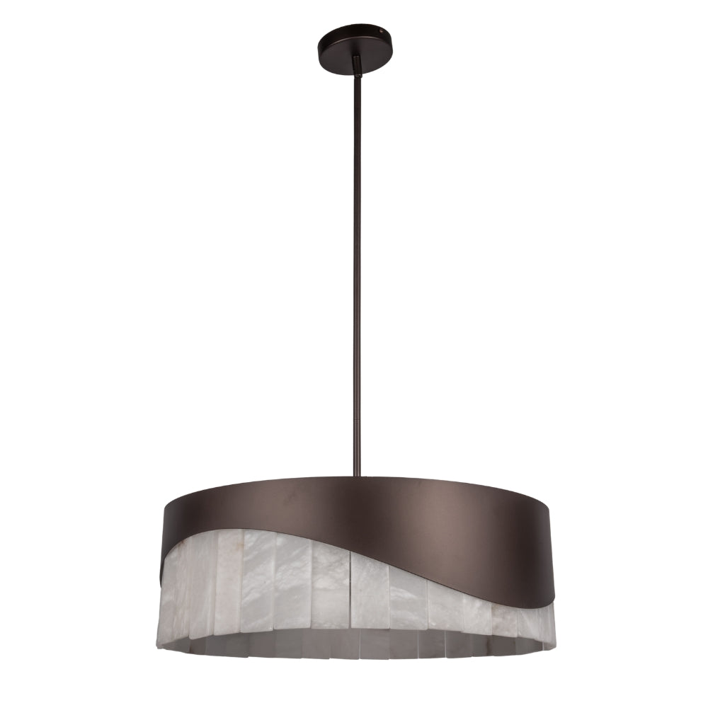 Hamilton Dark Bronze 6 Light Pendant