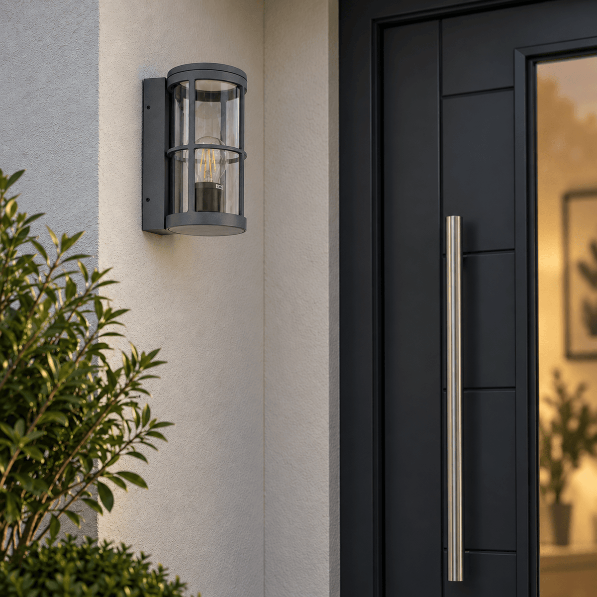 Harrington Anthracite Wall Light IP54
