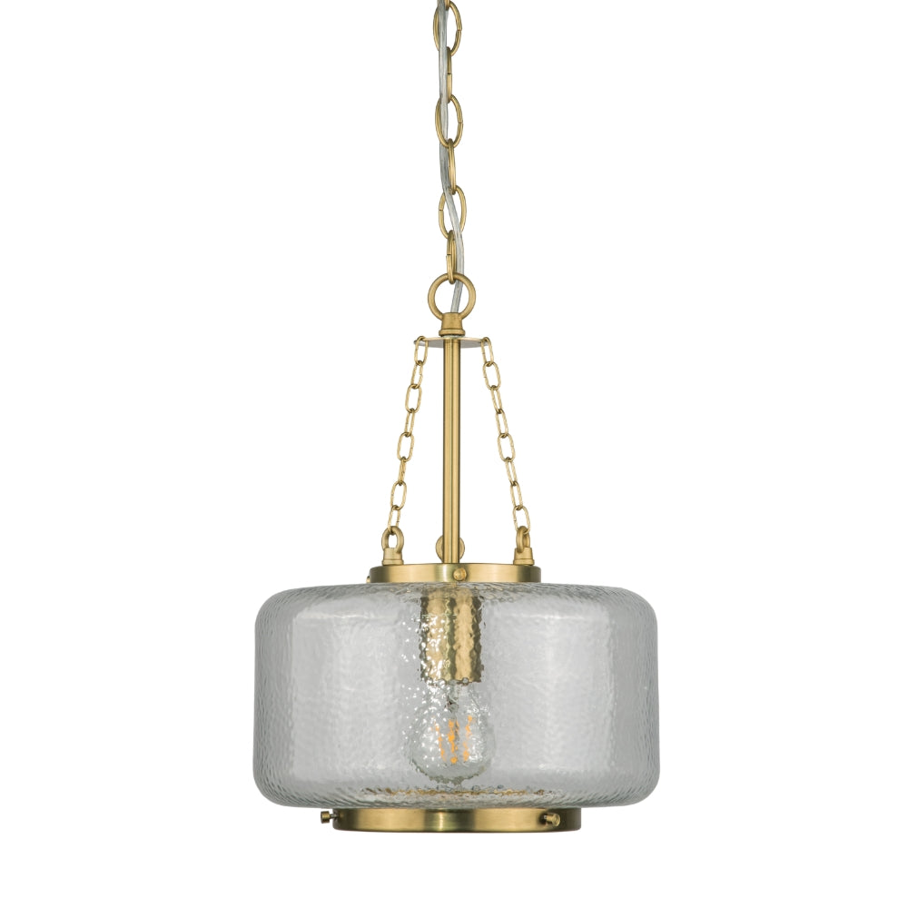 Kimi Cylinder Brass Pendant