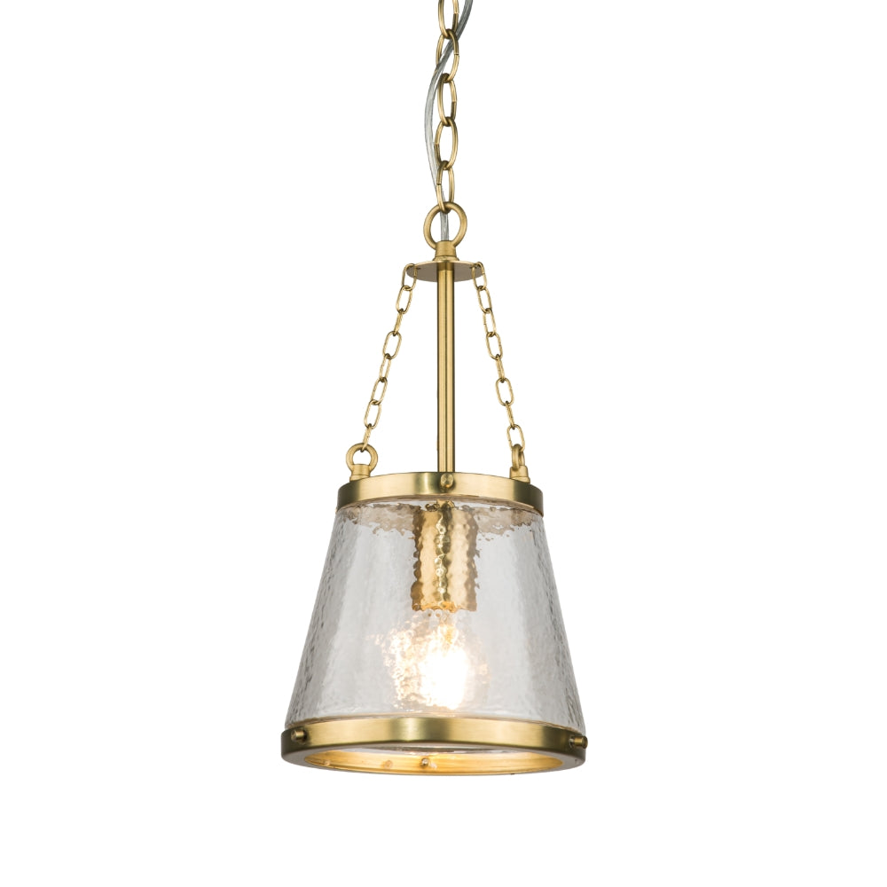 Kimi Tapered Brass Pendant