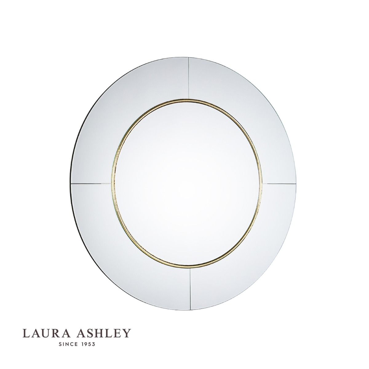 Laura Ashley Maya Gold Detailed Mirror 90cm