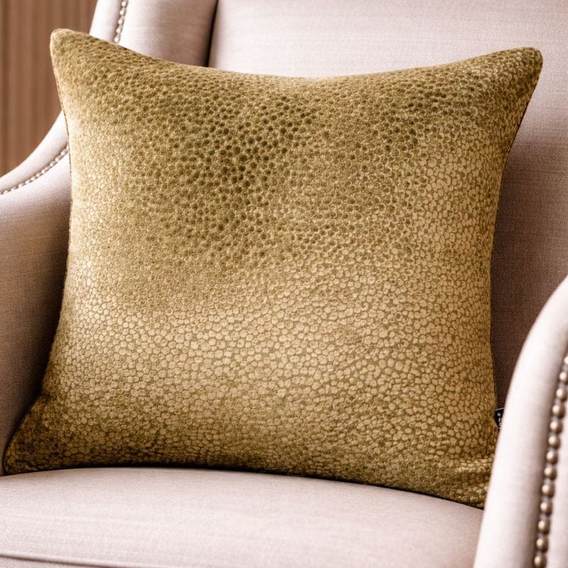Malini Small Bingham Olive Cushion