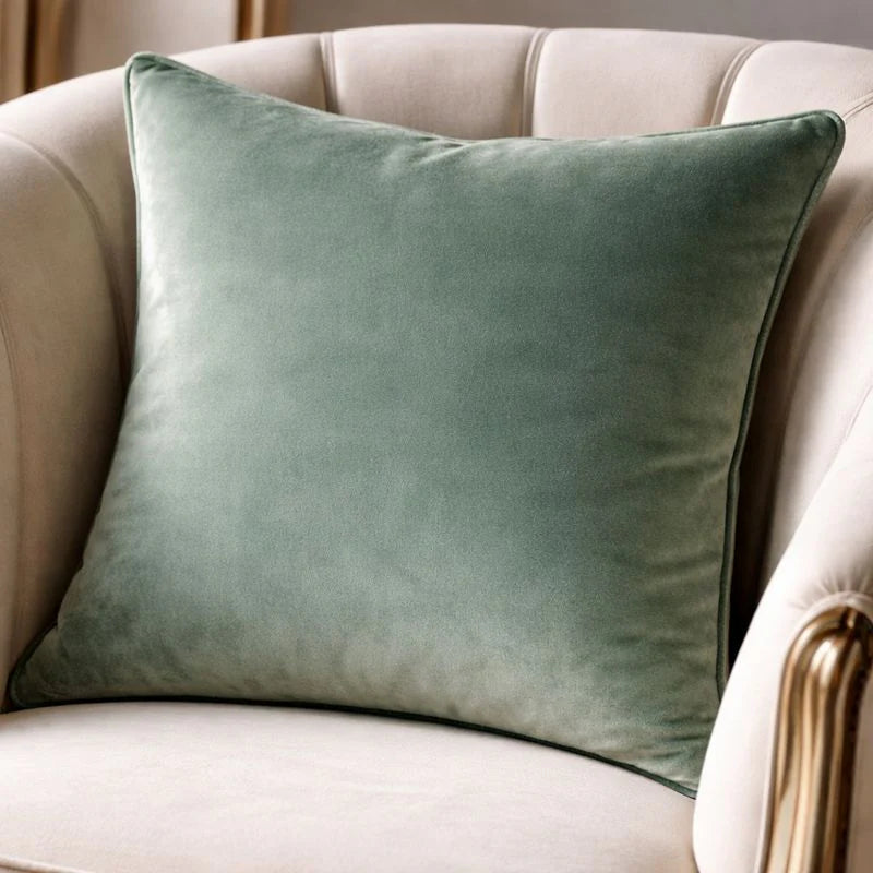Malini Large Luxe Eucalyptus Cushion