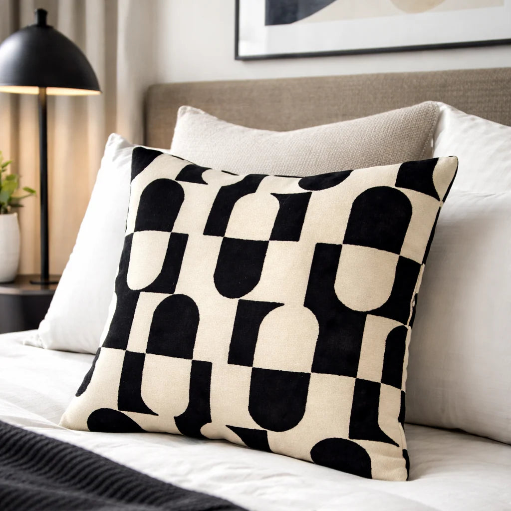 Paul Moneypenny Small Chillpill Black Cushion