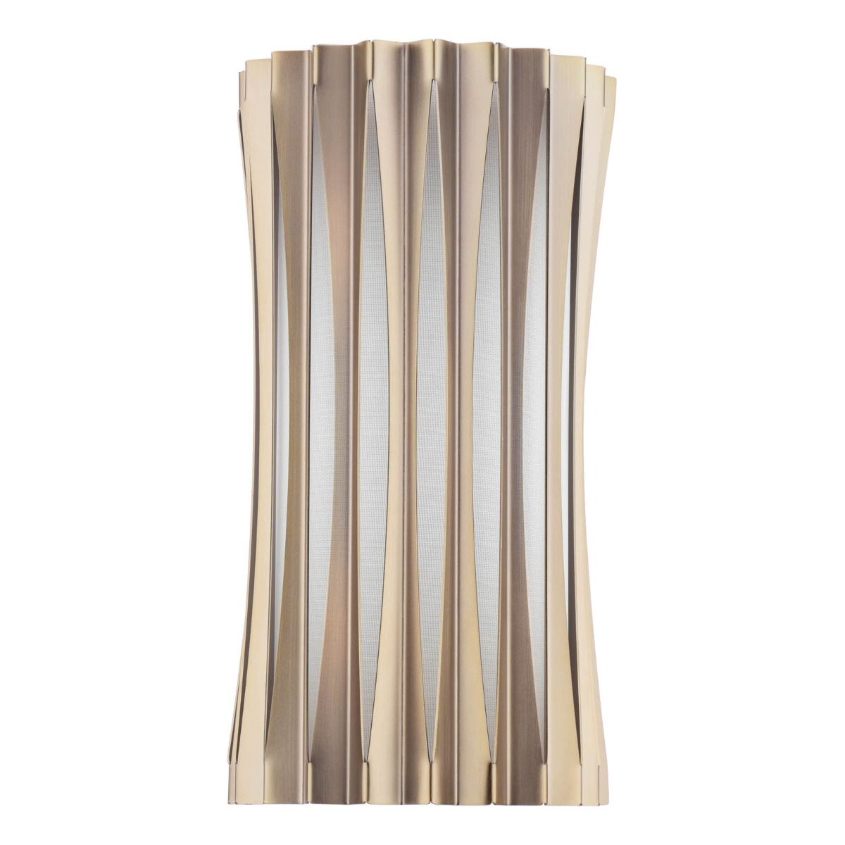 Netra 2 Light Satin Bronze & Ivory Wall Fitting
