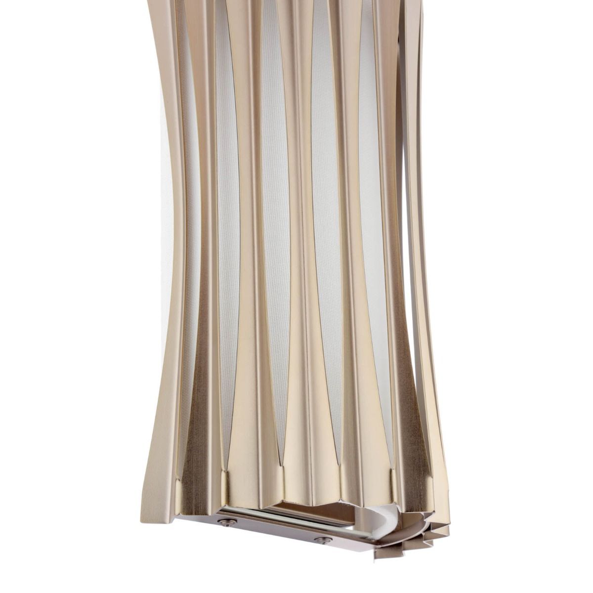 Netra 2 Light Satin Bronze & Ivory Wall Fitting