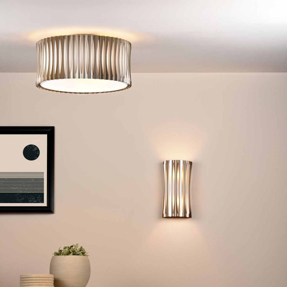 Netra Bronze & Ivory Flush Fitting