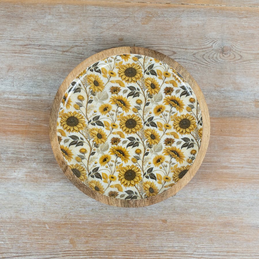 Sunflower Design on 25cm Plate