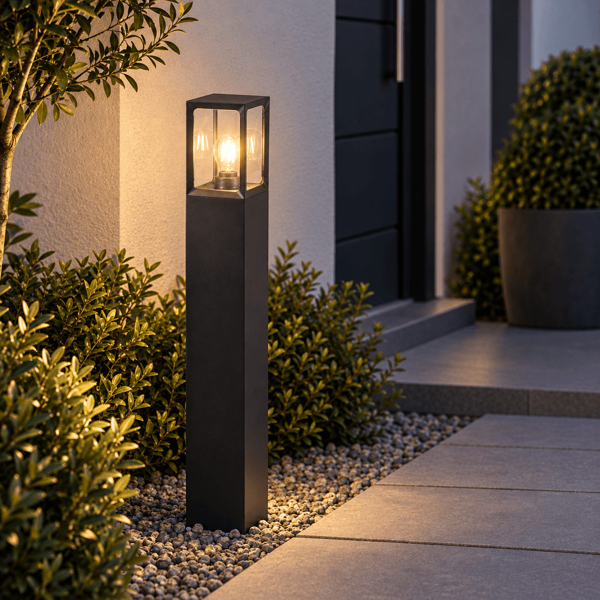 Rockwell Anthracite 900mm Bollard